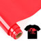 IModeur 5 Ft vinilo textil Rojo - 30,5 x 153 cm vinilo Rojo para Cricut Maker, Silhouette Cameo, vinilo textil termoadhesivo para ropa, gorras, pantalones, otros tejidos