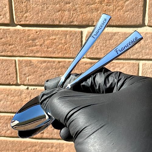 Cucchiaino inciso personalizzato con testo, incisione e personalizzazione con testo a scelta, regalo personalizzato, bomboniere, compleanno