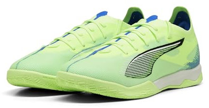 PUMA Unisex Ultra 5 Match IT Soccer Shoe, Fizzy Apple White-BLUEMAZING, 43 EU