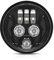 Kairiyard 5,75 Runde Motorradscheinwerfer LED Scheinwerfer 100W 10000LM 6000K/3000K Abblendlicht Fernlicht 4 Schaltmodi 9-30V HI LO Lichtstrahloptik Nebelscheinwerfer mit Schaltkabeln IP67.