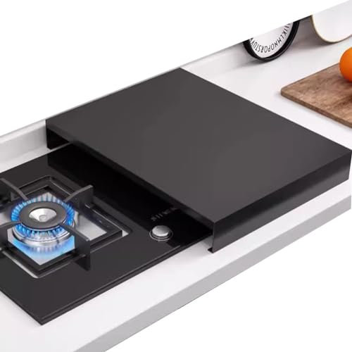 Placa De Cubierta Del Horno De Gas, Soporte De La Cubierta Protectora De La Estufa De Gas Para El Enfriador De Inducción De La Olla Arrocera, Pies De Silicona Antideslizantes, Protección Contra Colisi