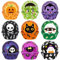 SANNIX Halloween Cupcake Liners, 450-Count Ghost Pumpkin Spider Baking Cups Cupcake Wrappers Paper Wraps Muffin Liners for Halloween Party Candy Cupcake Decorations Supplies(9 Designs)