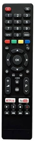 Télécommande Universelle JOLGRDWS pour Télévision Schneider Smart Netflix NEI LED32-SC470K 32NE4700 39NE4700