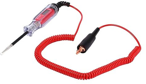 iplusmile Test Pen 3 48 Display Circuit Tester Automotive Test Pencil & Repair Pen for Car Electrical Diagnostics Essential Tool for Vehicle Maintenance Red Car Voltage Circuit Tester