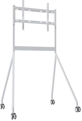 NEWORK Chariot mobile pour tableau intelligent de 140 cm, support portable pour tableau blanc interactif NewBoard, quatre roues verrouillables, design élégant pour le bureau moderne ou la salle de