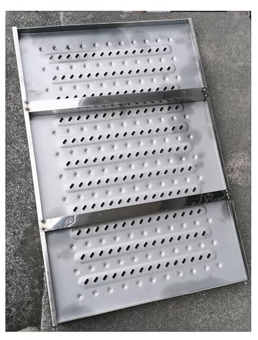 Couvercle de vidange robuste pour voitures et piétons, grille antidérapante amovible pour garage, allée, cour, jardin, gouttière