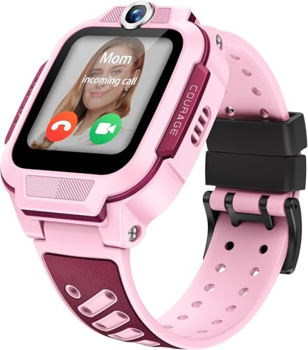 imoo Z3 Smartwatch Kinder, Videoanruf, GPS, SIM, SOS, IPX8, Sicheres System | HD-Videoanruf, VoLTE, Chat, SIM-Slot, GPS-Ortung, SOS-Notruf, IPX8 Wasserdicht, Kamera, Schulmodus, Sicheres System