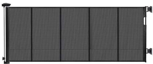 Eyeleaf Barrera De Seguridad Retráctil Para Niños y Perros, Apta Para Uso En Interiores y Exteriores (negro-300cm)