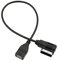 Tbest USB Kabel,USB Kabel Musik Interface Ami MMI Mp3 Adapter Für A3 A6Usb Kabel,USB Kabel Musik Interface Ami MMI Mp3 Adapter Für Q,MMI Kabel,Q5 Zubehör,Media In USB C,USB