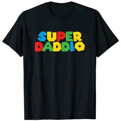 Fatherly Powers Unleashed - Gamer Super Dad From Wife & Kids T-Shirt