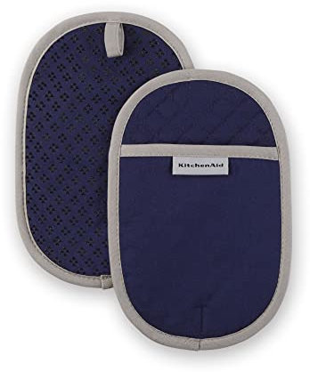 KitchenAid Asteroid Pot Holder Set, Cobalt