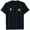 Irak Nummer 7 Fußball Flagge Fußball # sieben Irakisch T-Shirt