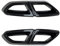 LOPLP Auto Auspuff Diffusor Rahmen Auspuffblende Rahmenabdeckung Modifiziertes Zubehör für VW Passat B8 Variant R-line 2015 2016 2017 2018 2019, ABS, Carbon-fiber-look