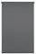Deco Company Klemmrollo, Blickdicht, Lichtdurchlässig, Lichtschutz, Blendschutz, Rollo für Fenster ohne Bohren, Polyester, Anthrazit, 75 x 150 cm