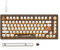 Womier Teclado mecánico intercambiable en caliente, TPO y junta de doble montaje retro para juegos, control de perilla, retroiluminación RGB personalizada, estabilizador prelubricado para Mac/Win (G75