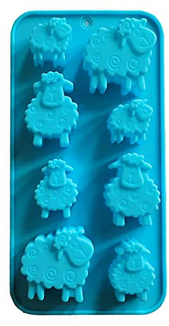 Schaf-Silikonformen für Schokolade, Gummi, Eis, Kuchen, Pudding, Seife, Epoxidharz, Betonform