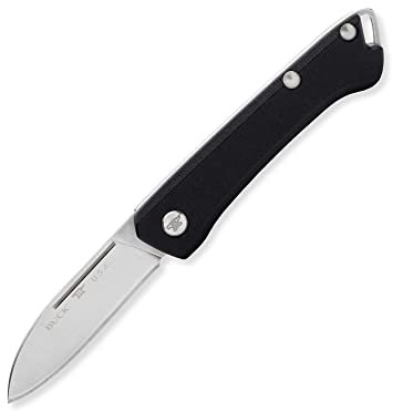 Couteau BUCK Saunter Drop Point Micarta Noir