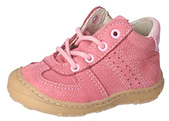 RICOSTA Mädchen Stiefel SAMI,Kinder Lauflernschuhe,WMS:Mittel,lose Einlage,terracare,schnürstiefel,Booties,Leder,Rosewood (321),25 EU