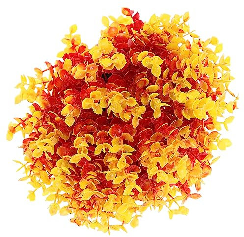 NUOBESTY Künstliche Buchsbaumkugel 25 cm Kunststoff-Topiary-Kugeln Gartenkugeln Kunstpflanzen Künstliche Blumen Orangensträucher Aus Kunststoff Hängende Blumenpflanzen Für Den