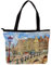 Damentasche Schultertasche Handtasche Amsterdam Street View Print Reißverschluss Geldbörse Top-Griff Reißverschluss Taschen für Fitnessstudio, Arbeit, Schule, mehrfarbig, 30x10.5x39cm/11.8x4.1x15.4in