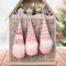 NSXIN Weihnachten Deko Wichtel Figuren 3 Stück Mini Schwedischen Weihnachtsmann Weihnachtsdeko Santa Tomte Gnom, Amerikanisch, Skandinavischer Zwerg Geschenke für Freunde Familie (Rosa/3Stk)