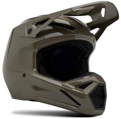 Fox Racing - V1 Solid Casques - Adulte Unisexe - Cendre, L
