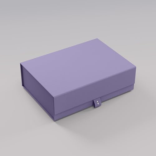 Semikolon 371364 Aufbewahrungsbox 4Rooms - Größe S, 18 x 24,5 x 7,5 cm - Geschenkbox - Design Lilac Silk
