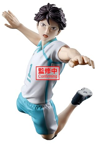 Banpresto Toru Oikawa Actionfigur – Haikyu!! Posing 15 cm – BP89823P Mehrfarbig – Sammelstatue, detaillierte Figur, ideal für große Anime-Fans.
