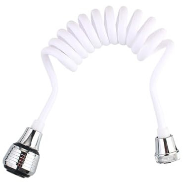 TPZORJX 1 pezzi Regolabile Resistente Agli Schizzi d' acqua Rubinetto Extender Girevole Rubinetto Cucina filtro Risparmio Idrico ugello Regolabile per Rubinetto dell'Acqua per Cucina, Bagno Domestico