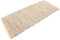 Casa Service Reno Tappeto Cotone Lavabile Bagno Cucina Antiscivolo Lavabile in Lavatrice (Beige, 50x120 cm)