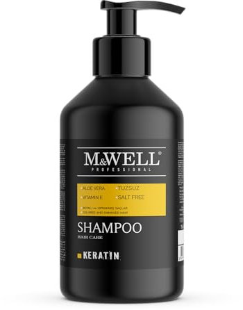 M&WELL Keratin Shampoo für gefärbtes und strapaziertes Haar 1000ml