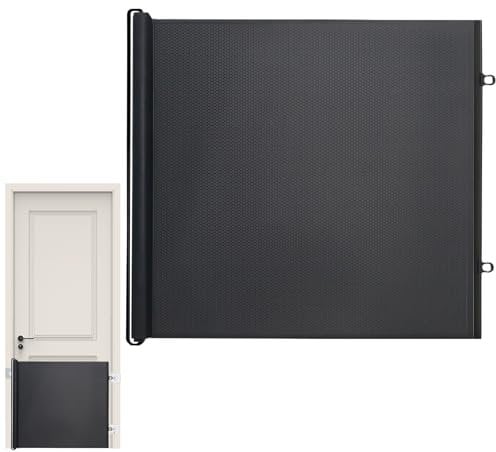 Retractable Dog Gate Retractable Gate For Babies And Pets, No Drilling Retractables Pet Gates, Safety Doors, Doggy Barrier, For Outdoor/Stairs/Doorways/Hallways