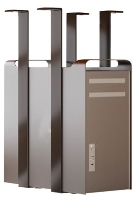 PC -Rahmenkoffer Unter Dem Schreibtisch - Einstellbare Stahlhalterung, Open -Frame -Halter | Hochleistungs -Desktop -Träger, Kabelmanagementfunktion, Kompakt Organizer - Ideal Für Home Offices St