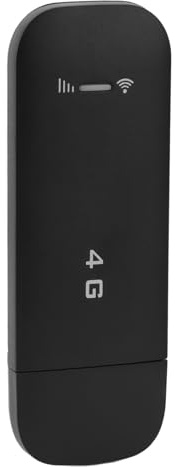 Eacam 4G USB Tragbarer WiFi -Router -Unterstützung 10 Geräte, SIM -Kartensteckplatz, Schneller Stabiler Internetzugang mit WPA/WPA2 -WiFi -Verschlüsselung für Mehrere Sicherheit (Schwarz)