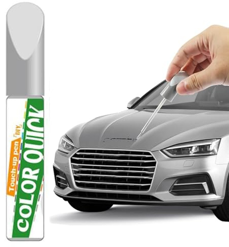 Pluma De Retoque del Coche,Bolígrafo de Reparación Arañazos Coche,Rotulador Arañazos Coches,Bolígrafo Quita Arañazoses Coches,para Retoque y Reparación de Pintura,Reparador Para Pintura,1 pc(Plata)