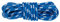 Lakeland Active Grasmoor Walking Boot Laces - Blue-White - 120 cm - 47 inch (1 Pair)