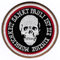 St Pauli Aufnäher/Bügelbild/Abzeichen/Iron on Patch St Pauli ist die einzige Moeglichkeit 8 x 8cm