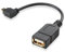 USB-OTG Adapter-Kabel Vergoldete Kontakte Micro-USB 2.0-Winkel-Stecker USB-Buchse Typ A für Speicher-Stick und andere Geräte