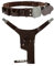 Joyplay Erwachsenenkostüm-Gürtel mit Schnalle, Holster, Ledergürtel, Requisiten, Halloween, Kostüm-Zubehör, Stil 1, M