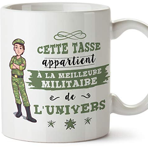 MUGFFINS Mug/Tasse Militaire (Meilleur de l'Univers) - Idées Drôles Armée