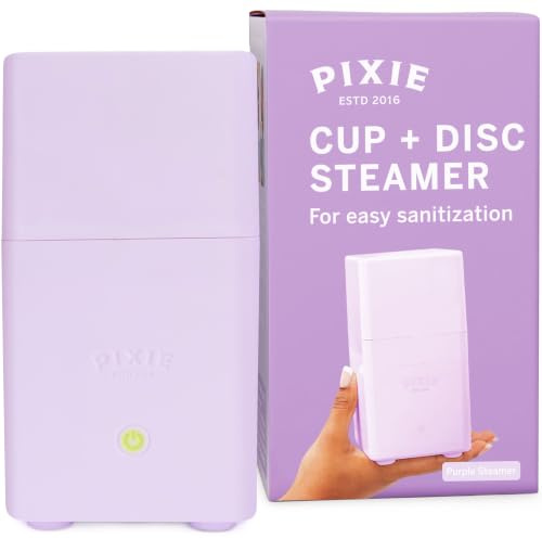 Menstrual Cup UV-C Light Sterilizer Cleaner Machine - Kills 99.9% of Germs & Eliminates Odor - Sterilizes Your Period Cup Or Menstrual Disc in 2 Min - Use After Your Menstrual Cup Wash & Steamer
