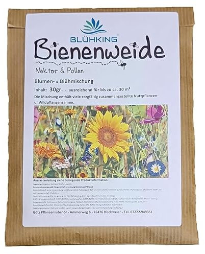 Bienenweide Nektar&Pollen Blumenmischung, 10x30gr