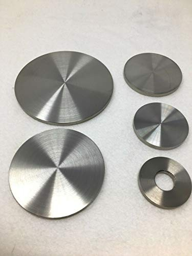 Edelstahl Ronde 4mm V2A 30-80mm Ankerplatte Deckel Flansch Bodenplatte Platte VA (80x4)