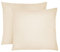 biberna 0077144 Kopfkissenbezug Feinjersey, gekämmte Baumwolle, superweich 2x 80x80 cm, kitt