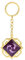 rongji jewelry Genshin Impact Vision Schlüsselanhänger, leuchtende Schlüsselanhänger – Hot Game Project Cosplay Anhänger Schlüsselanhänger Zubehör, Liyue-Elektro, Medium