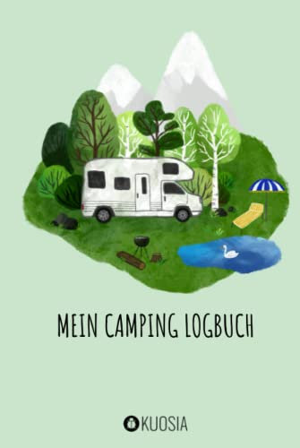 Mein Camping Logbuch: Reisetagebuch zum Selbst Ausfüllen für Reise mit Wohnwagen, Wohnmobil & Van. Inhalt in S/W & hochwertiges Design. Caravan ... Tagebuch Journal zum Eintragen. 6x9
