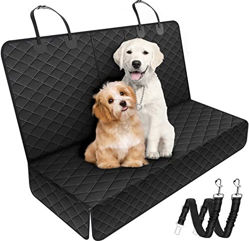 UIHOL Protector Universal de Asientos Coche para Perros, Impermeable, Funda Antideslizante, Anti-Razguños, para Maletero, SUV, Camión, Transportar y Viaje