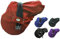 Majestic Ally Nylon-Sattelbezug, wasserdicht, mit Fleece gefüttert, Rot