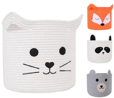 ACOHSY Aufbewahrungsbox Aufbewahrungskorb,30x30 cm spielzeug aufbewahrung,Kann für wäschekorb;kallax einsatz;wäschekorb kinderzimmer;aufbewahrungsbox kinderzimmer