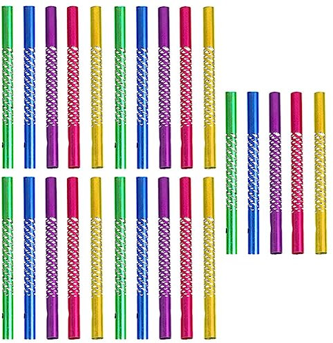Healvian 25stücke Teilige Windspiel Röhren Für -bastelprojekte Bunte Klangspiel-zubehör Für Erwachsene Für Garten Und Wohnraumgestaltung Entspannende Klänge Für Jedes Zuhause